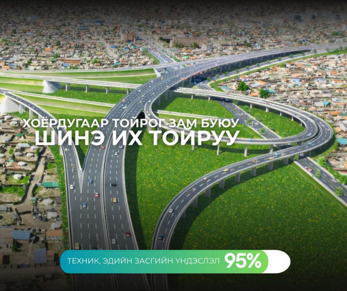 “Хоёрдугаар тойрог зам” төслийн ТЭЗҮ боловсруулах ажлын явц 95 хувьтай байна